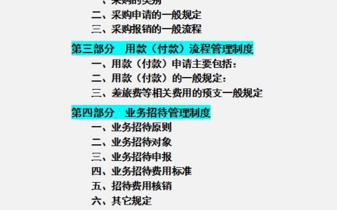 公司財(cái)務(wù)管理規(guī)章制度，內(nèi)容全面流程詳細(xì)，可參考套用（企業(yè)財(cái)務(wù)規(guī)章制度及流程）
